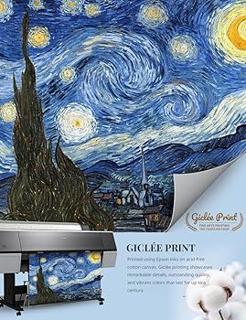 ゴッホ展 星月夜 絵画 □≪ゴッホ≫星月夜 （キャンバスエディション）(10G-art2402011